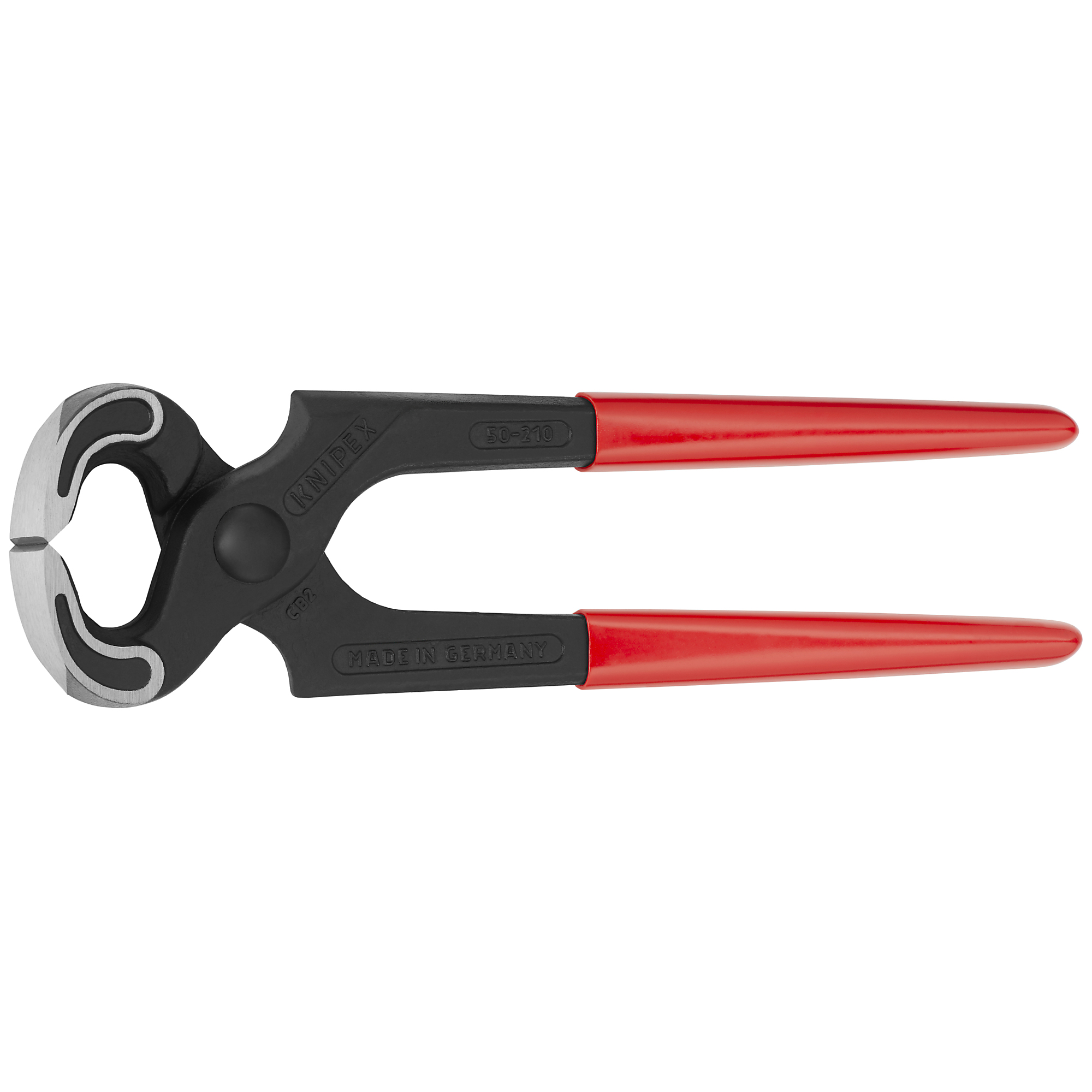 KNIPEX Carpenters End Cutting Pliers - 8.25in., Steel, 0.094in. Jaw Capacity, Model# 50 01 210